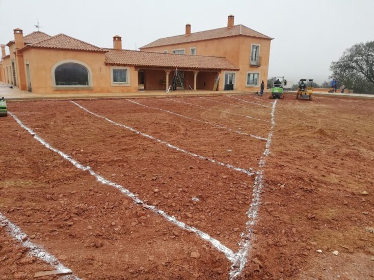 Instalación del Campo de cricket de Palencia